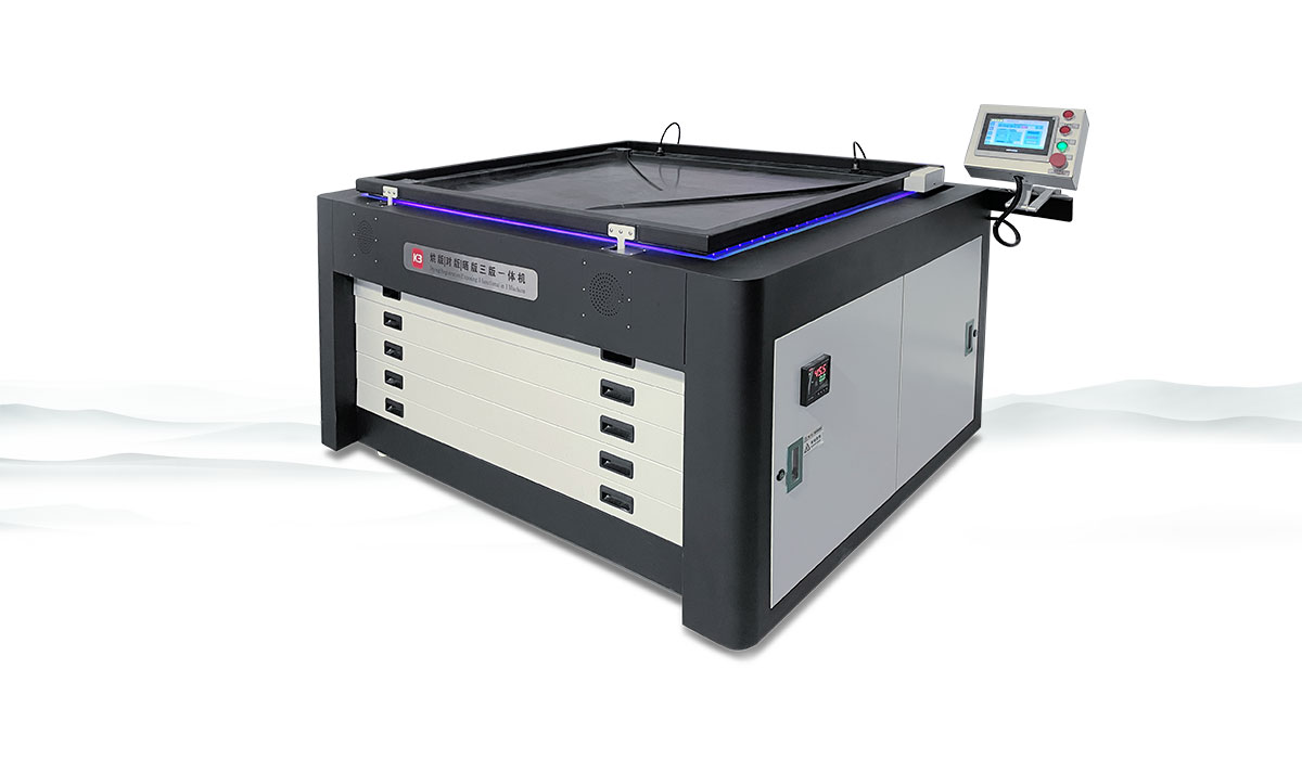 Three-in-One Drying, Registering and Exposing Machine