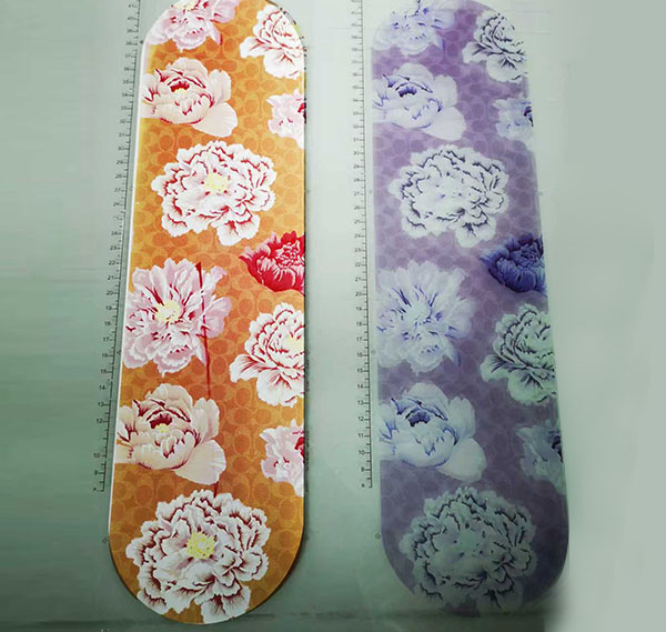 Skateboard printing